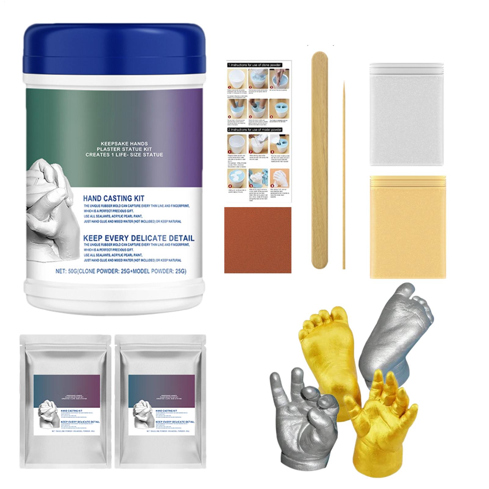 Soap Making Kit For Adults - طقم صب قوالب اليد والقدم للأطفال،